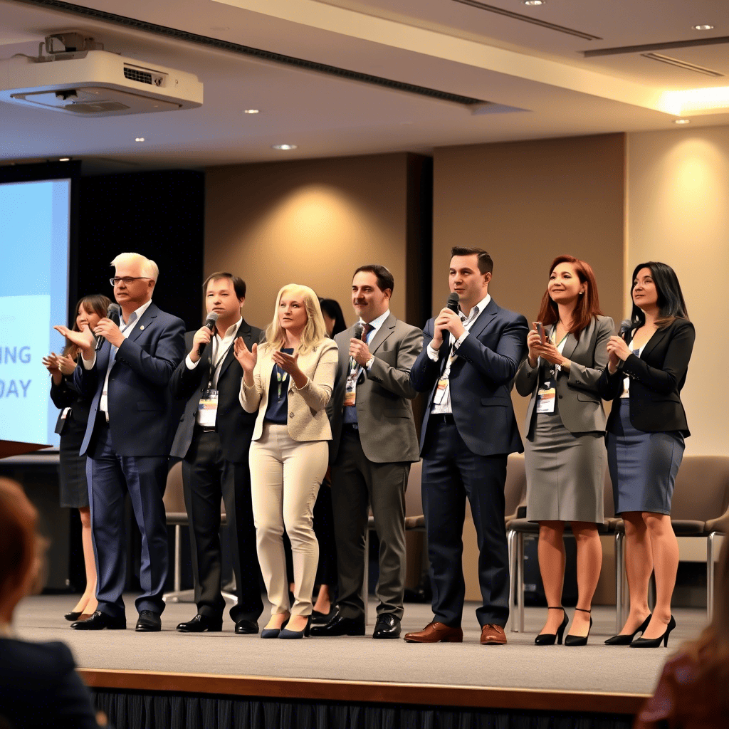 Sesión de entrenamiento de oratoria en nuestras instalaciones